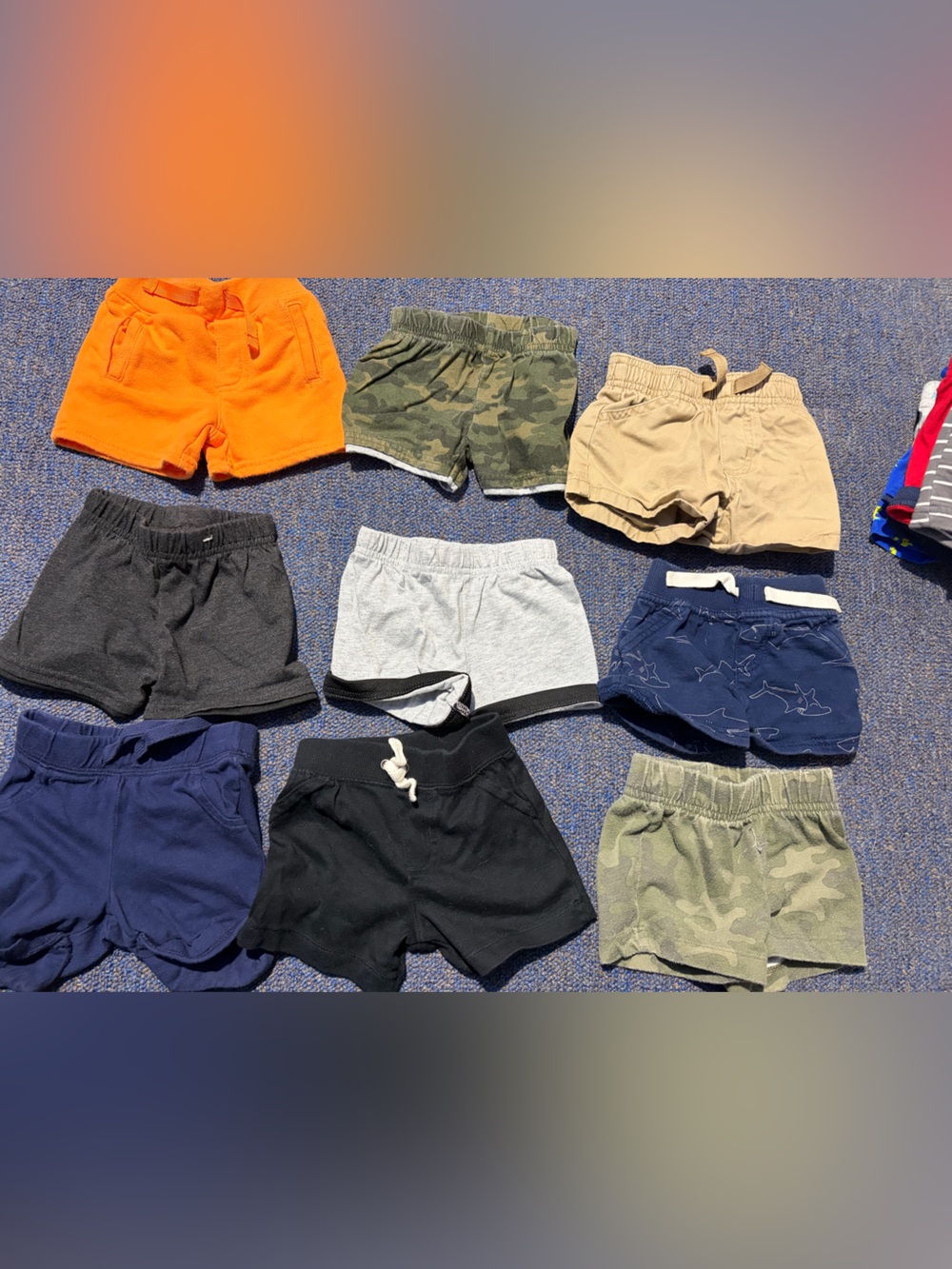 24 pair baby boy shorts